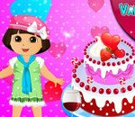 Valentine Day Cake For Dora