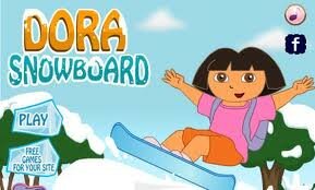 Dora snowboard game