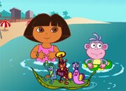 Dora and Boots on Explorer