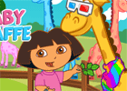 Dora Take Care Of Giraffe Game