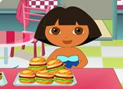 Dora Love Hamburger Game