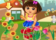 Dora loves flowers game
