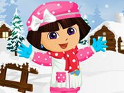 Dora Winter fashion dressup Game