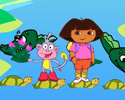 Dora at crocodile lake game