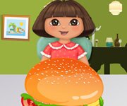 Dora Burger Making game