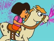 Dora pony ride game