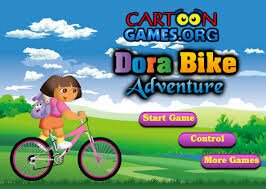 Dora bike adventure game