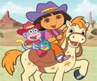 Dora Puzzle Cowgirl Game